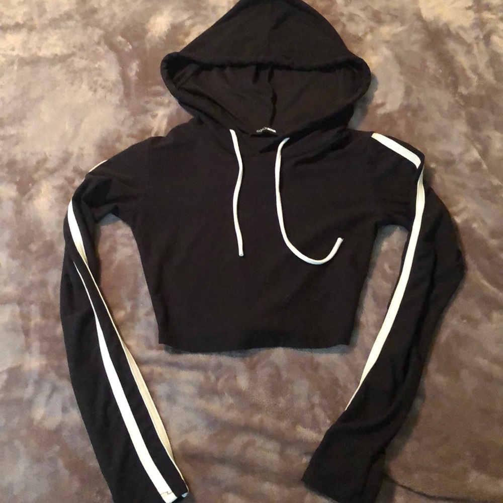 Fashion Nova crop hoodie